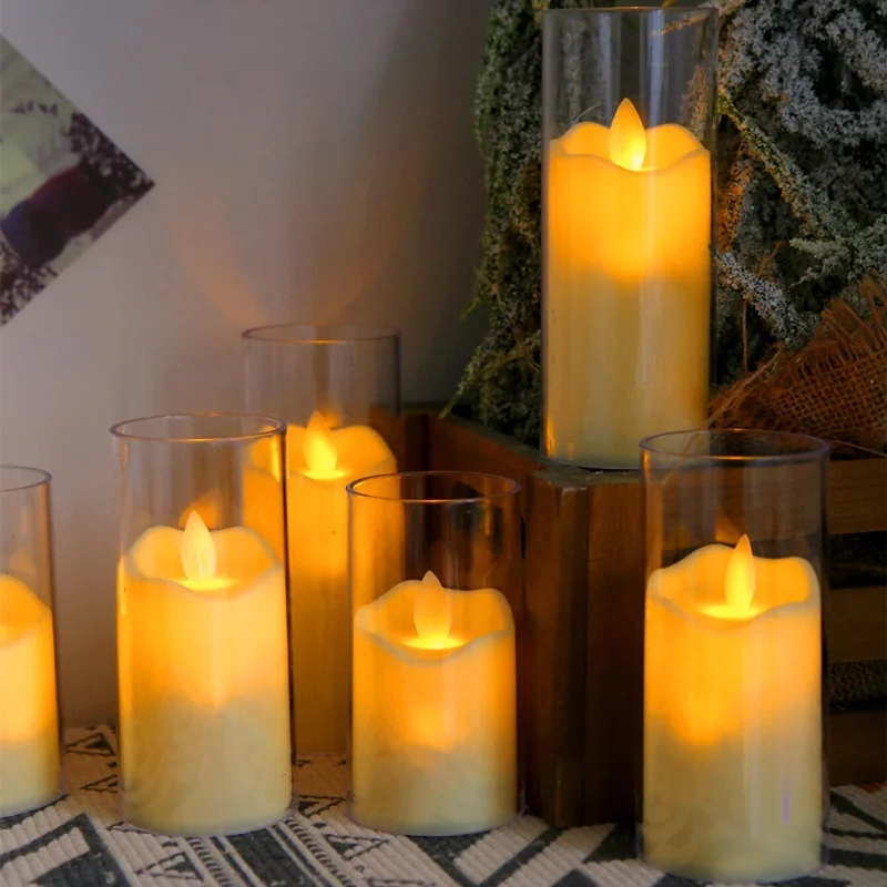Flameless Electric Candles Lamp Flickering