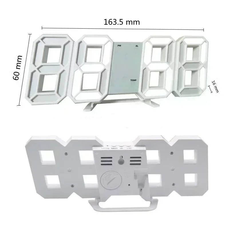 Digital Wall Desk Clock