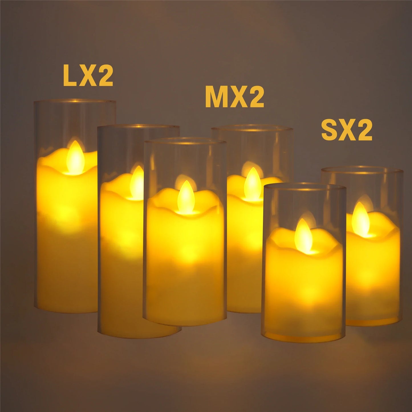 Flameless Electric Candles Lamp Flickering