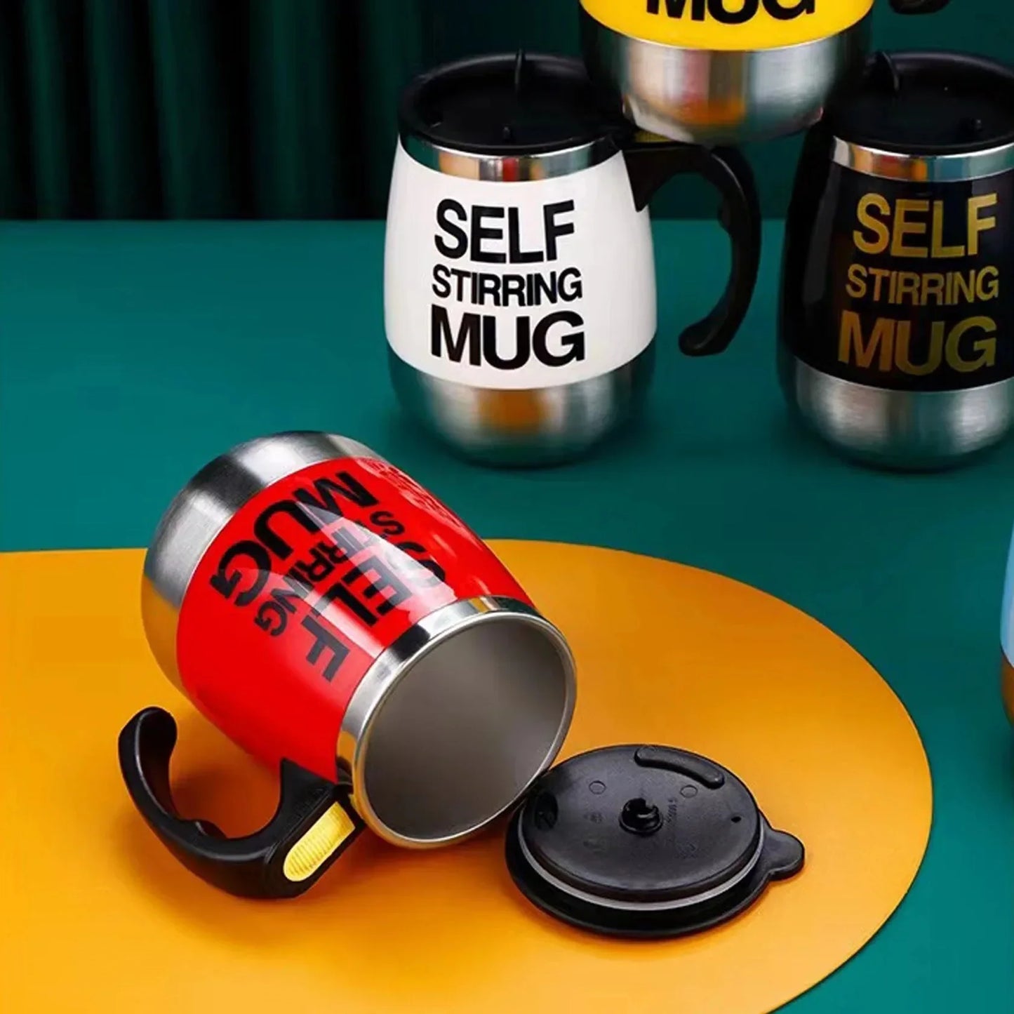 Automatic Stirring Coffee Cup