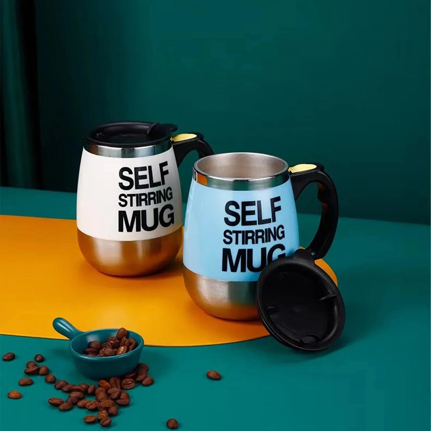 Automatic Stirring Coffee Cup