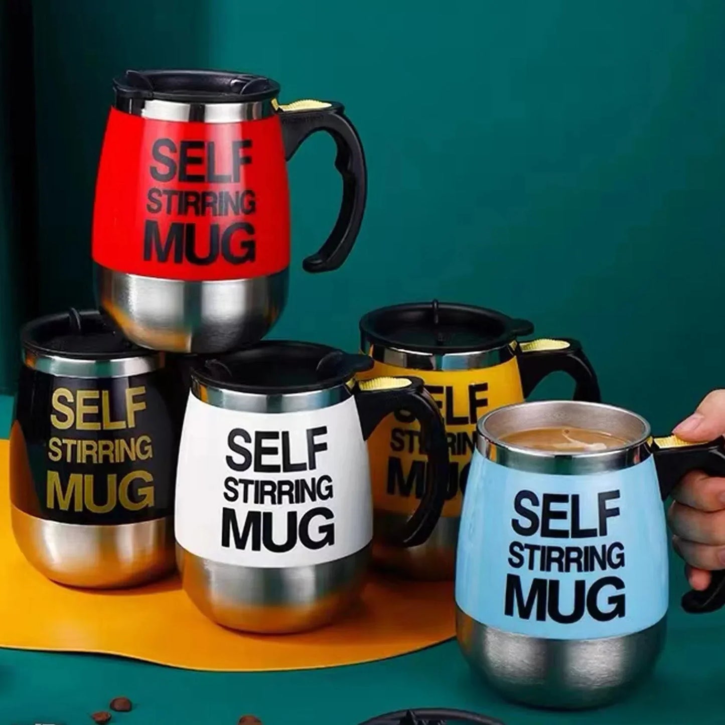 Automatic Stirring Coffee Cup