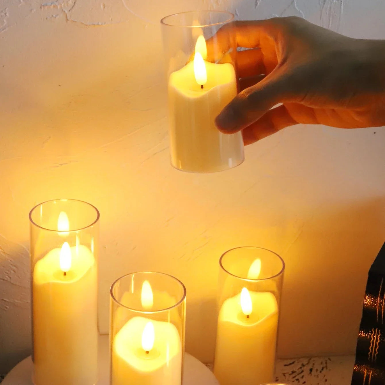 Flameless Electric Candles Lamp Flickering