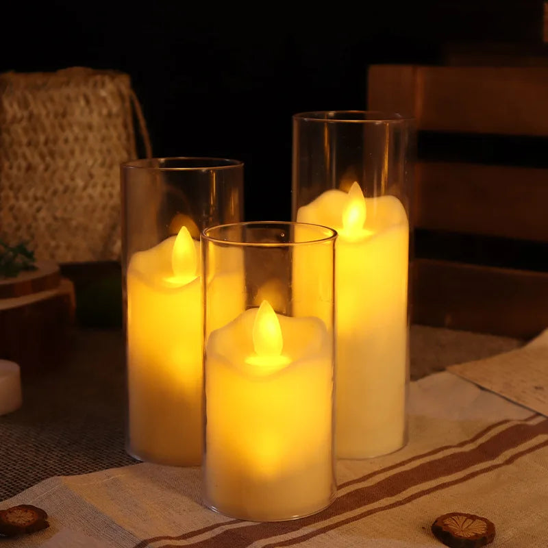 Flameless Electric Candles Lamp Flickering