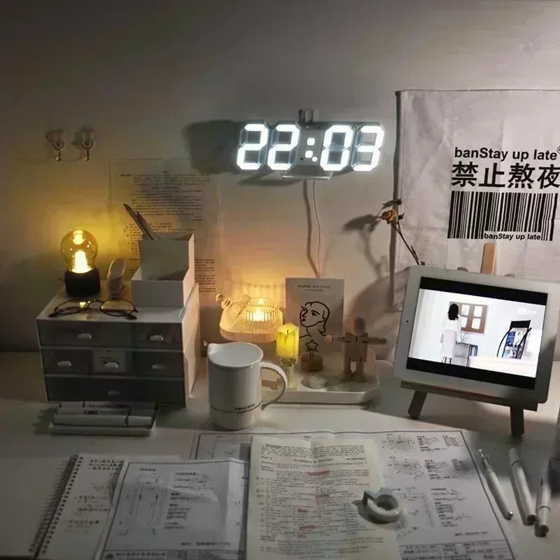 Digital Wall Desk Clock