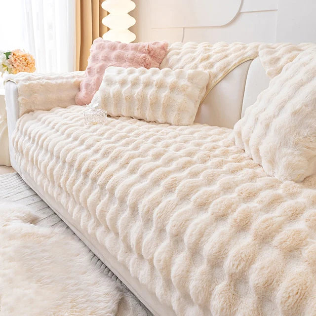 Plush Sofa Cover