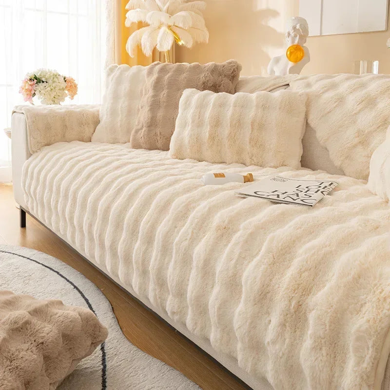 Plush Sofa Cover