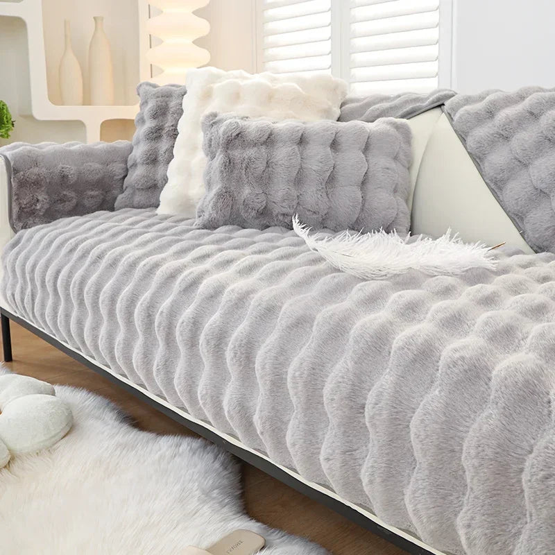 Plush Sofa Cover