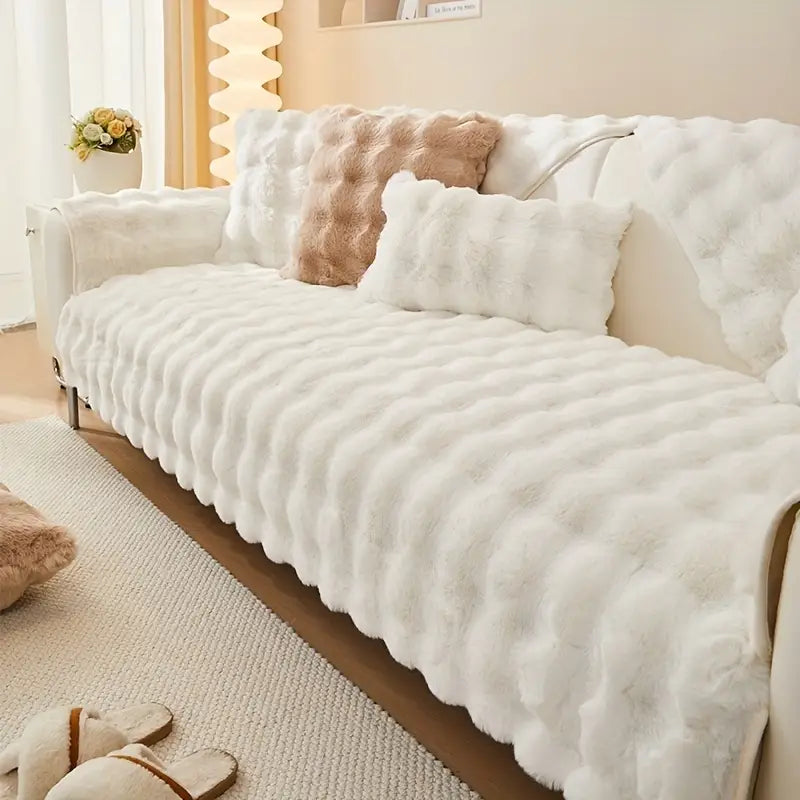 Plush Sofa Cover
